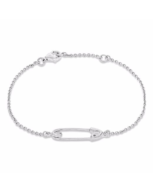True Rocks Metallic Safety Pin Bracelet