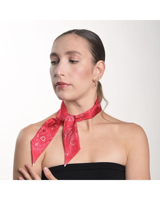 Silk&Soul Red Libra Zodiac Twilly