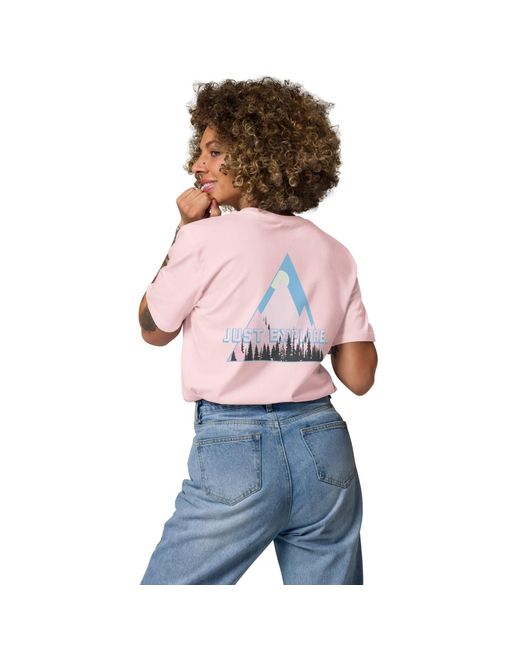 Anchor and Crew Pink Cotton Just Explore. Seeker Organic Cotton T-Shirt
