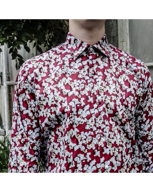 Absurde Red Popcorn Shirt for men