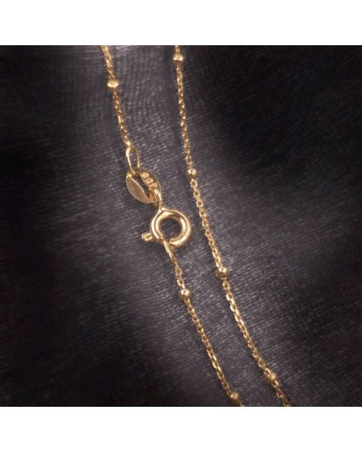 The Jewellery Store London Metallic Fine Satellite Chain