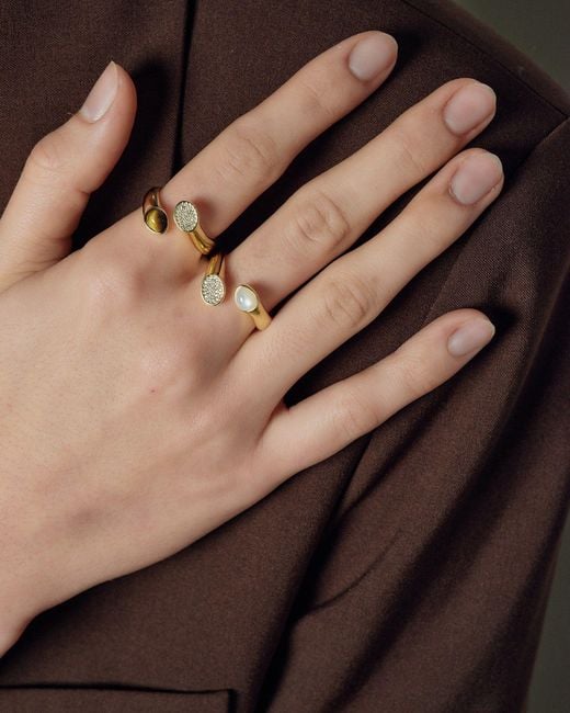 Freqnc Atelier Metallic Serpent Ring