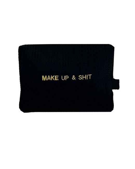 Lilly Loves Black Make Up & Shit Make Up Bag