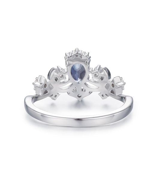 Azura Jewelry New York Metallic Moonlit Alexandrite Ring Vermeil