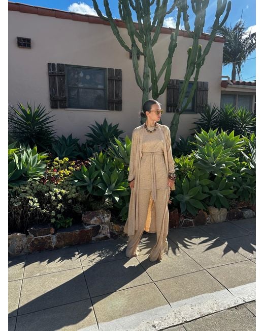 Jennafer Grace Natural Neutrals Creme Brulee Yoga Duster