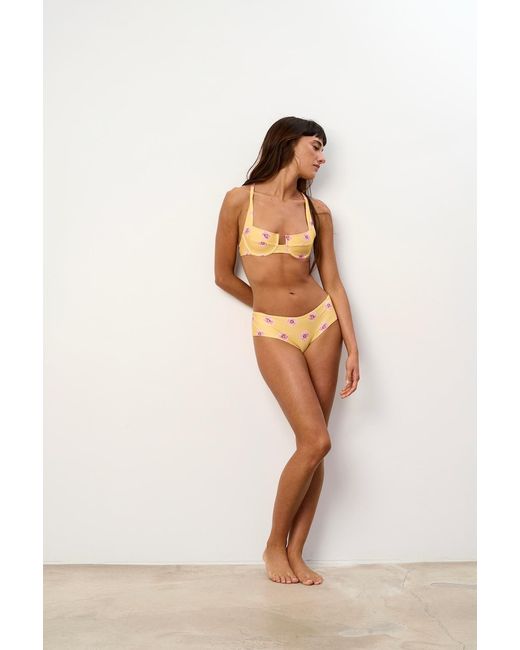 Par Y Escala Sl Metallic Jamu Underwire Bikini Top