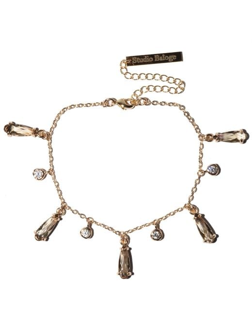 Studio Baloge Metallic Cascade Bracelet – Champagne