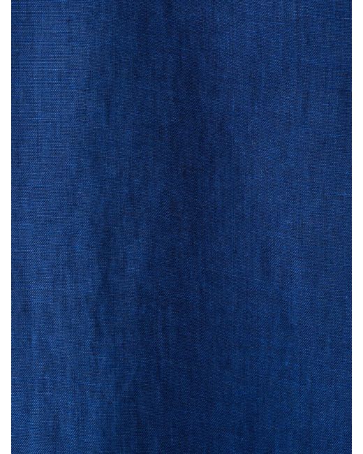 Koy Clothing Blue Royal Linen Shirt for men