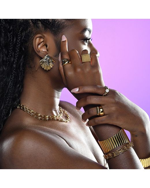 Superdivajewellery Metallic Dunn's River Ring