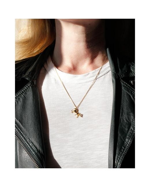 Lee Renee Metallic Horse Necklace