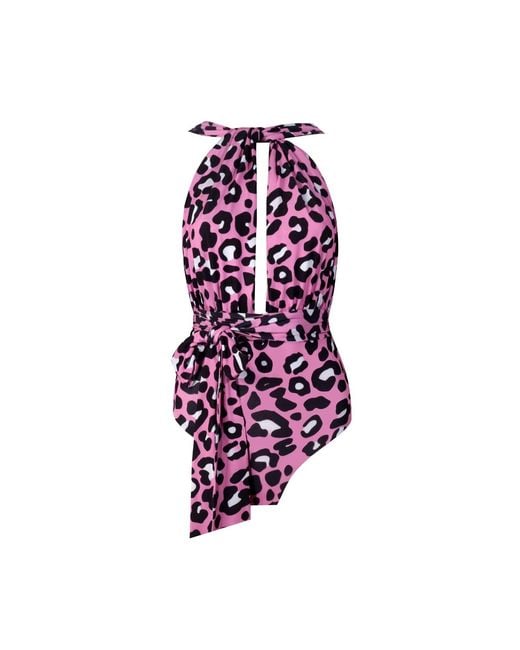 Nur Karaata Purple Leo Swimsuit
