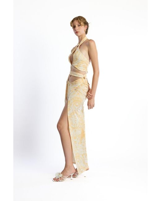 No'design Natural Glide Slit Maxi Skirt