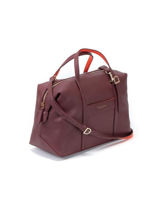 CAMPO MARZIO Roma 1933 Purple Ariana Bowling Bag