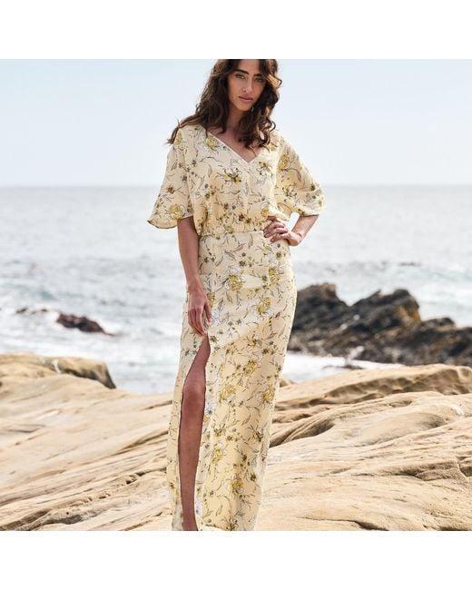 Italia A Collection Metallic Butter Floral Maxi Set