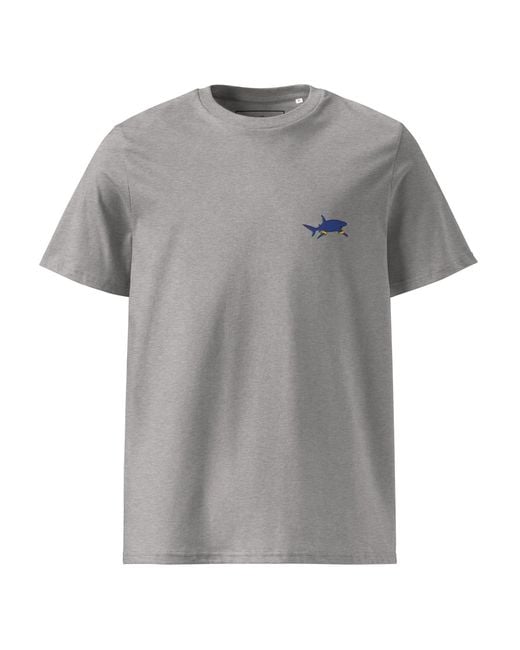 Anchor and Crew Gray Heather Shark Gone Swimming