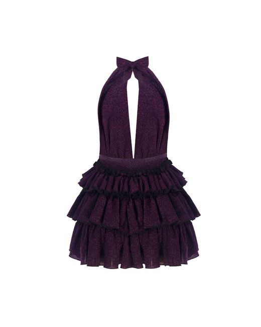 Nur Karaata Purple Bellano Sparkle Dress