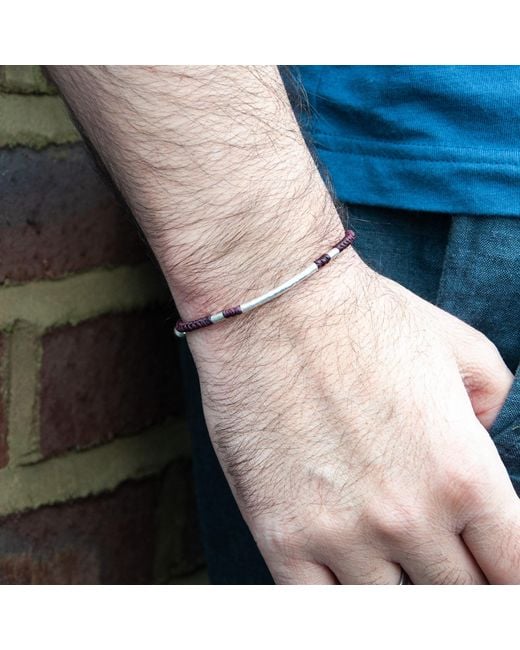 Harbour Uk Red Little Björn Rope Bracelet for men