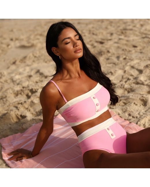 Always On Holiday Pink 90210 Bikini Set