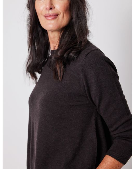 Lindsay Nicholas New York Black Wellesley Sweater