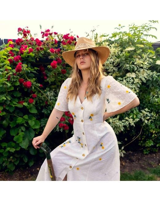 Shaded the Label Brown Neutrals Willowmere Natural Straw Fedora Hat