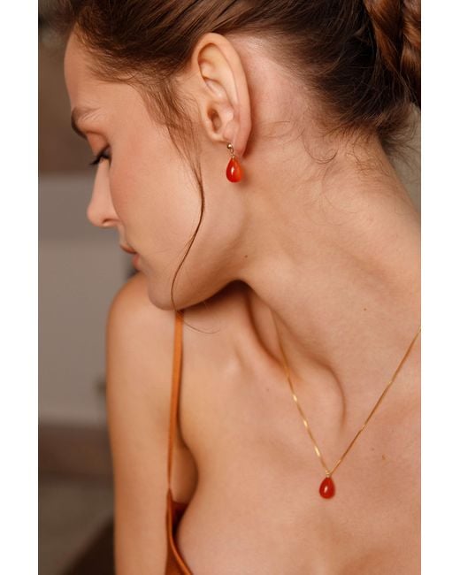 Katy Faye Metallic August Sardonyx Necklace