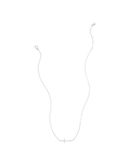 Starfish Project White Radiant Cross Necklace