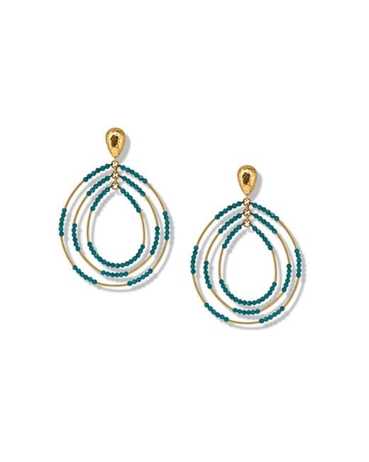 Jaredjamin Blue Easy Breezy Post Earrings