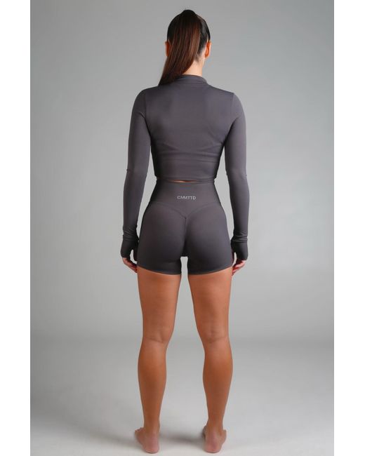 Cmmttd Gray Core Contour Short