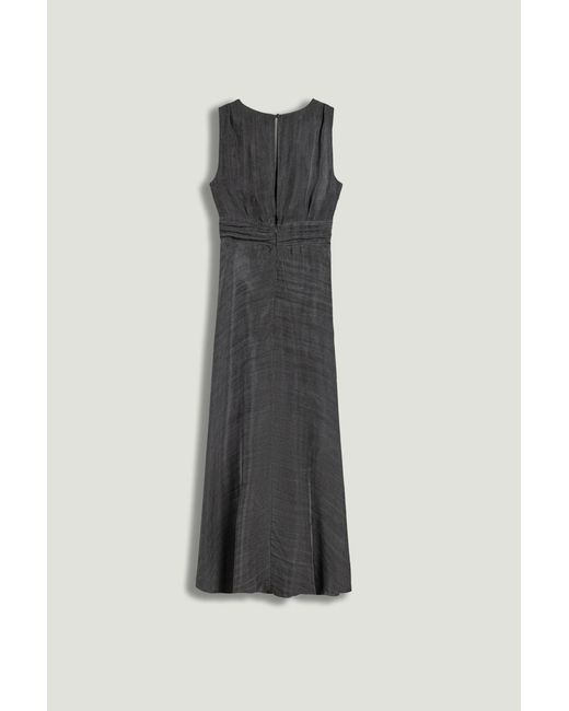 Nocturne White V-Neck Sleeveless Midi Dress