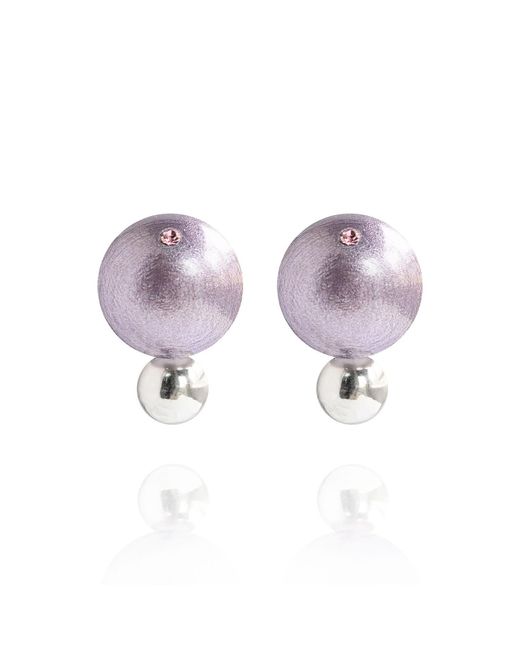 Saule Label Purple Lumi Earrings