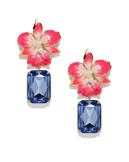 The Pink Reef Blue Vanilla Orchid Jeweled Drop