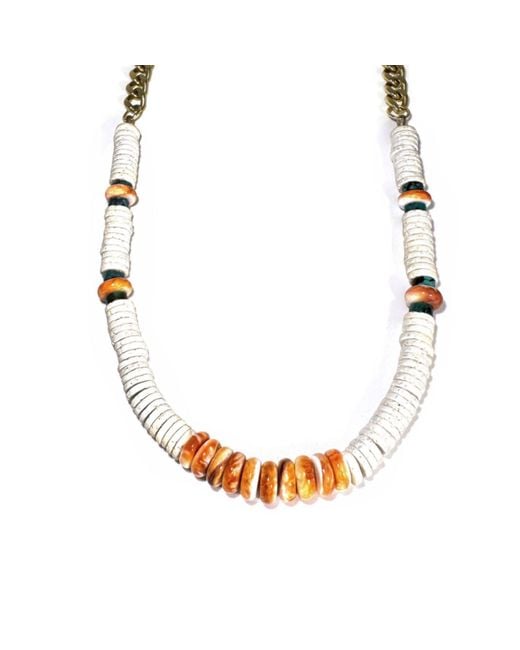 Rachel Nathan Metallic Lava Rock & Spiny Oyster Shell