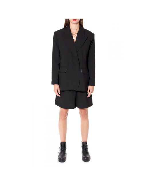AGGI by HALEWSKI Black Ramona Neutral Blazer
