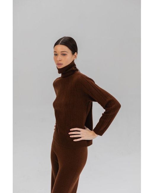 Maison Lointaine Brown Signature Pants Chocolate