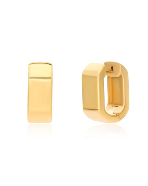 Preeti Sandhu Metallic Chubby Link Hoop