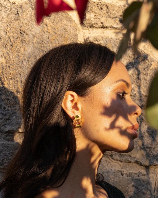 Ornare the Label Metallic Sole Earrings