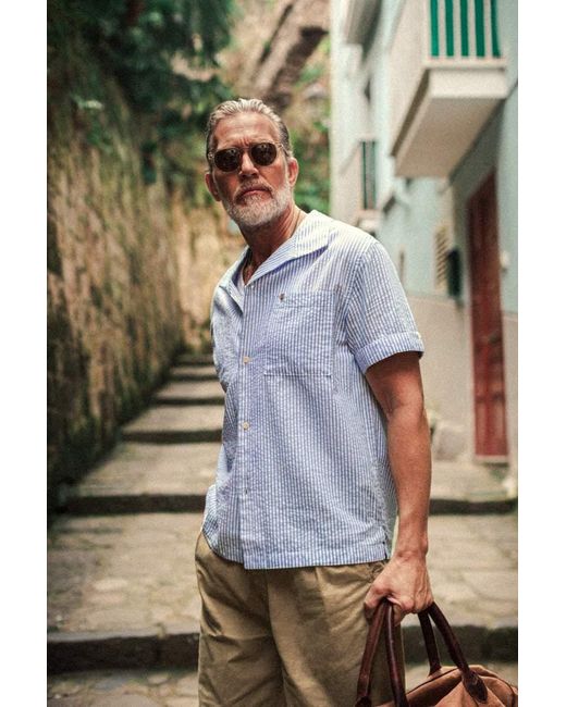 &SONS Trading Co Blue Loreto Shirt for men