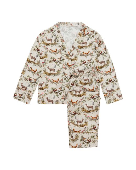Fable England Natural A Night's Tale Woodland Pyjamas
