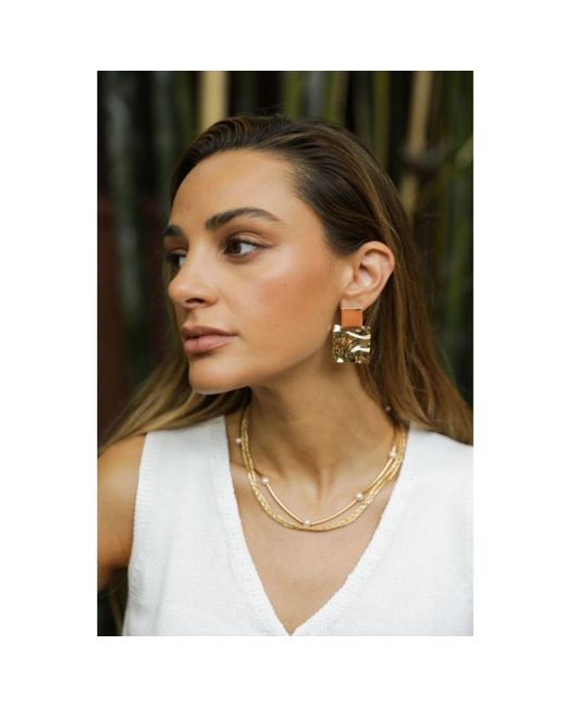 Jordan Road Jewelry San Sebastian Earrings in Metallic | Lyst