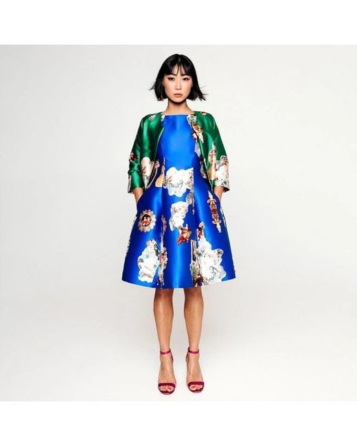 Maxjenny Blue Midi Dress C