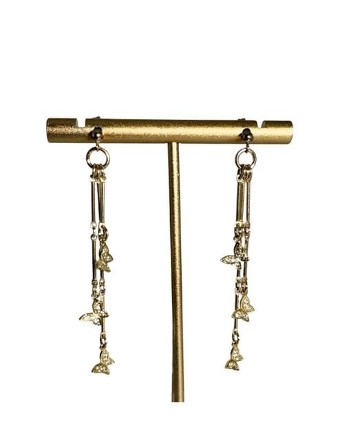 Rachel Nathan Metallic Post: Butterfly Kaleidoscope Earrings