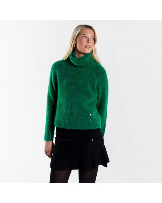 tirillm Green Ma Mohair Sweater With Great Details