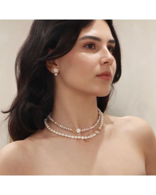 Agora Jewellery Metallic Cleito Necklace