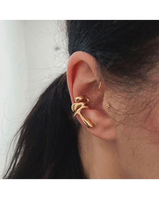 IN CAUDA VENENUM Metallic Clio Ear Cuff