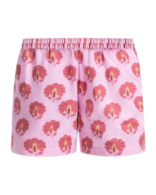 Bindu Pink Robi Shorts