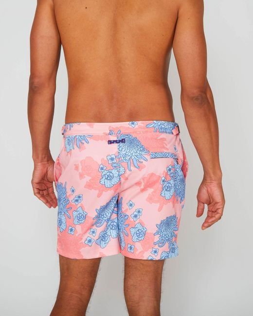 Lords of Harlech Pink Pool Mumms Dream Swim Short for men