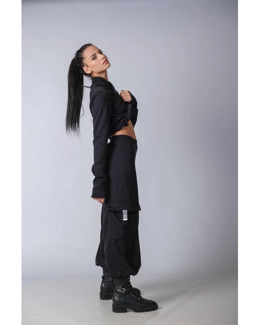 Yogi8Apparel Black New Extravagant Asymmetric Sweater