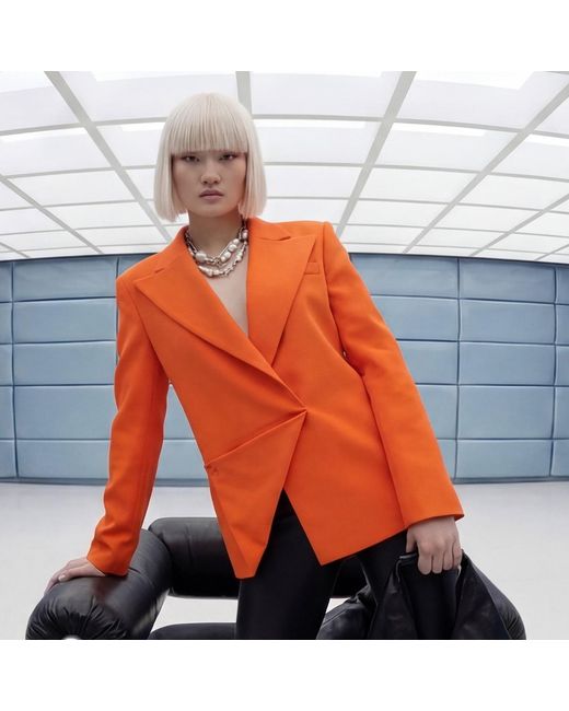Ma Mulier Orange Pera Blazer