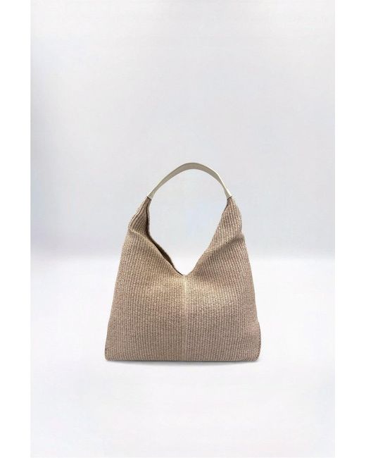 Franchetti Bond Gray Neutrals Bronte Italian Raffia Classic