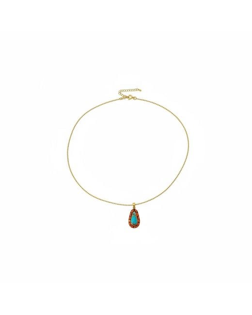 By Virgo Metallic Corvella Necklace